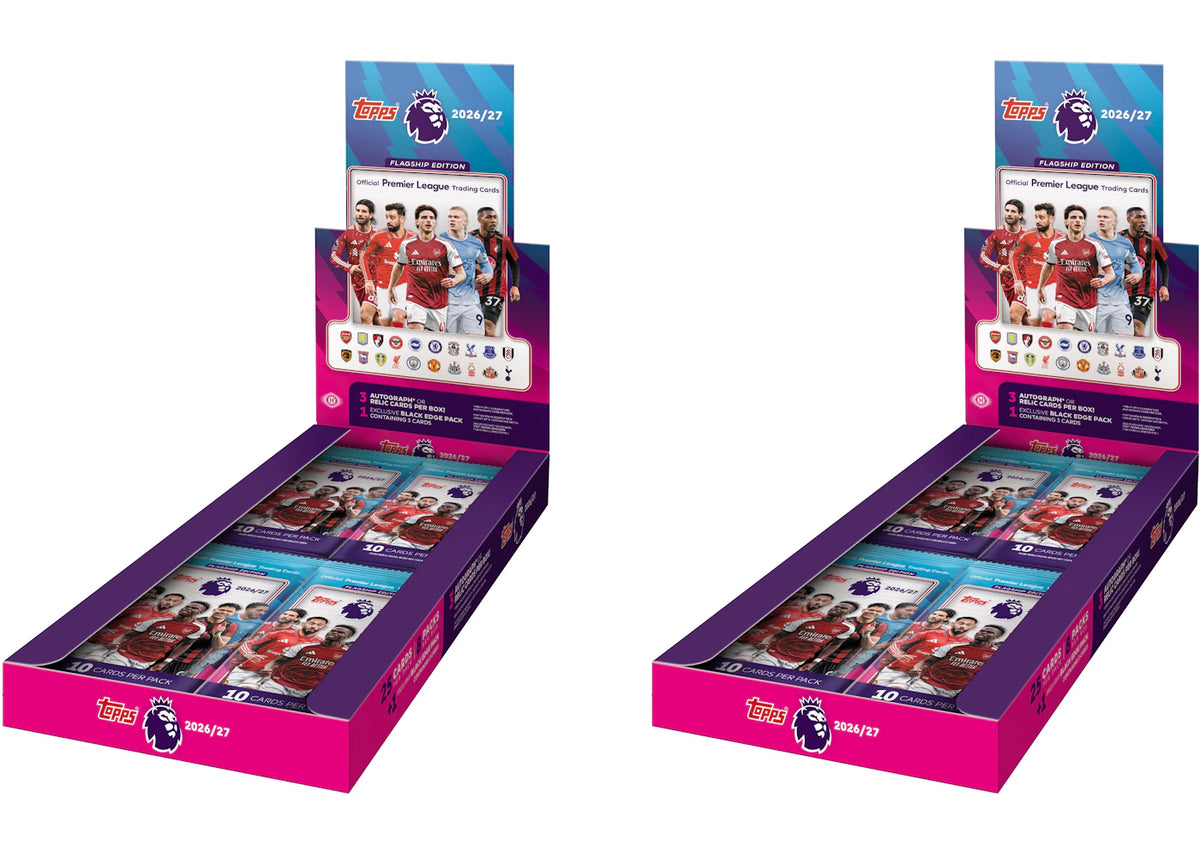 2026/27 Topps Flagship Premier League Hobby Box 2x Lot -1