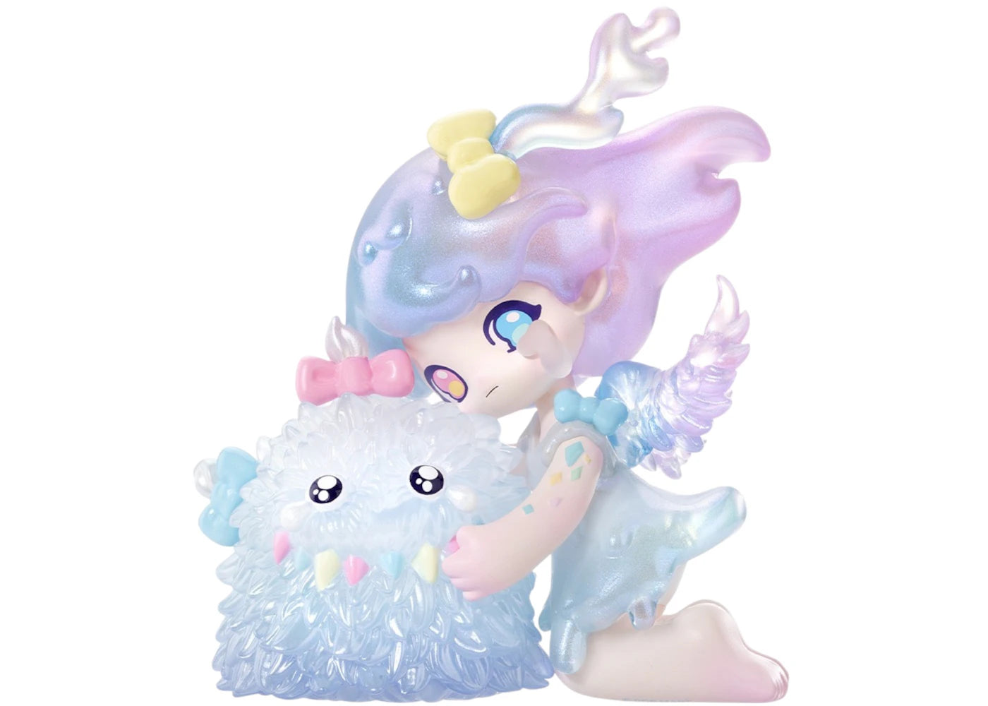 Pop Mart Azura x INSTINCTOY Snuggle with Bowy Fluffy Figure -1