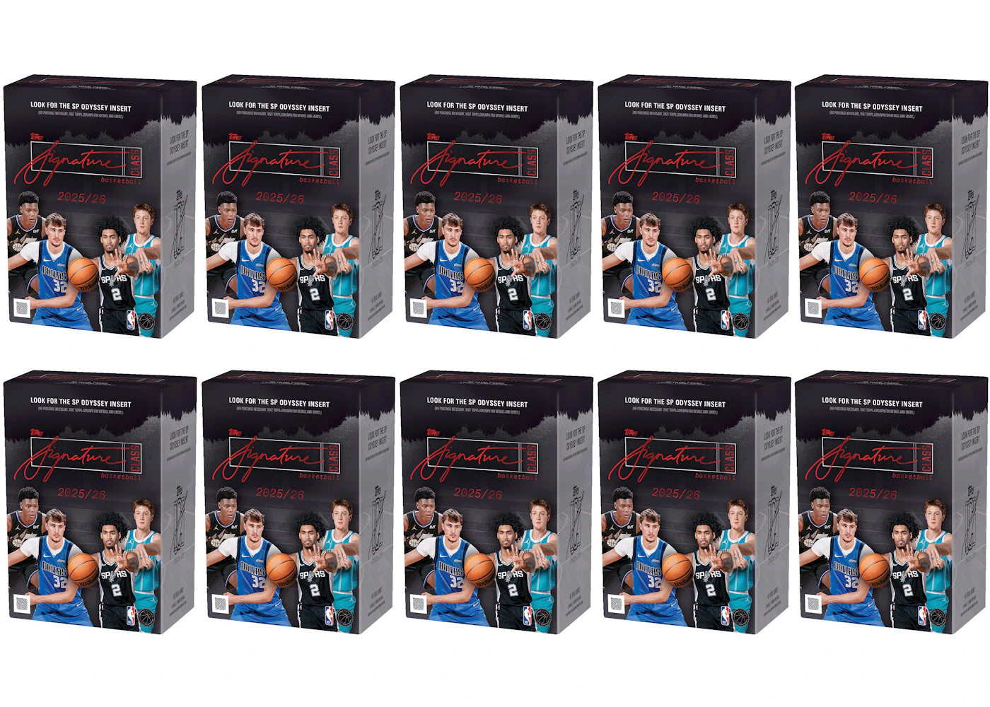 2025-26 Topps Signature Class Basketball Value Box 10x Lot -1