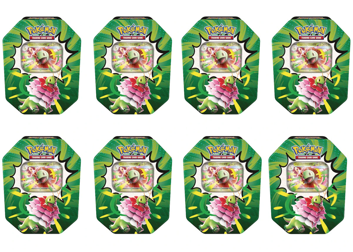 2026 Pokémon Mega Evolution Ascended Heroes Mega Meganium ex Tin 8x Lot -1