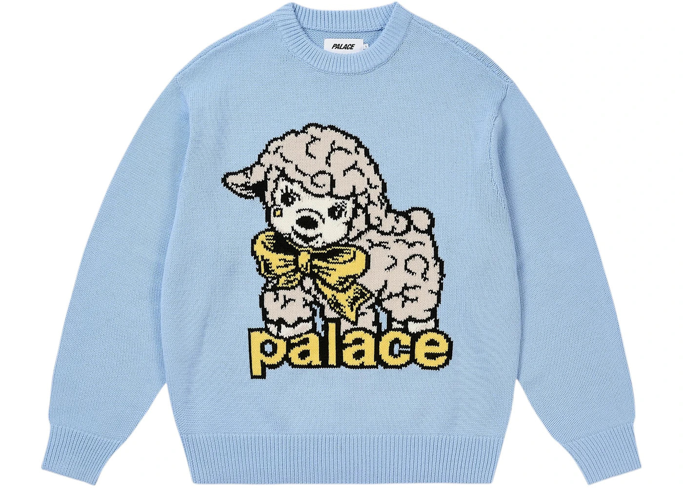 Palace Lamb Knit Sweater Skyline Blue -1