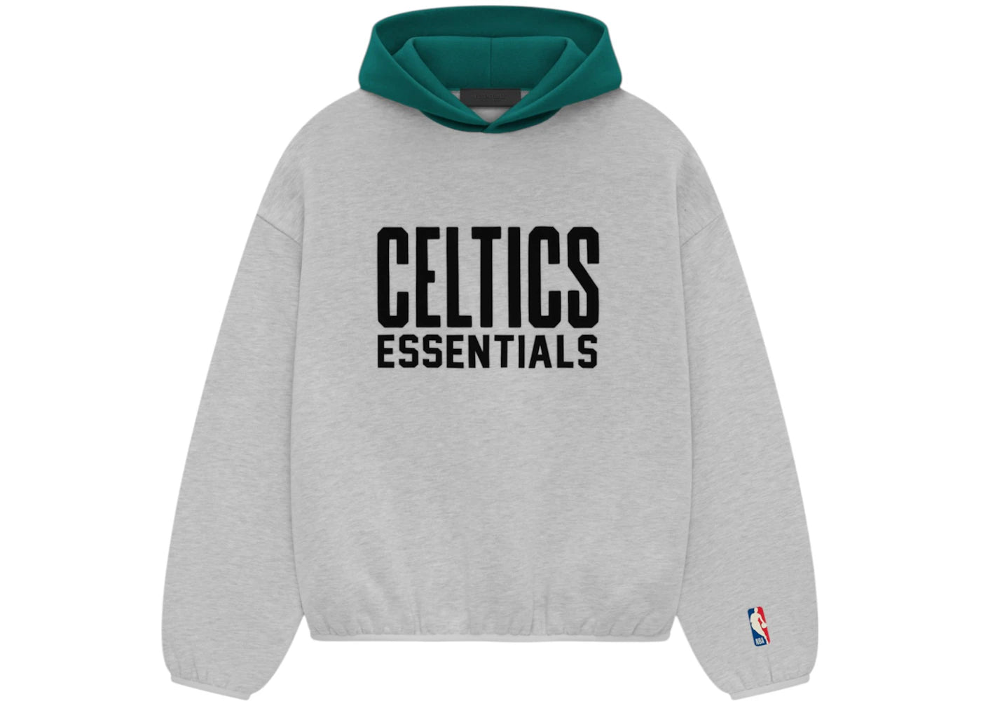 Fear of God Essentials Celtics Hoodie Light Heather -1