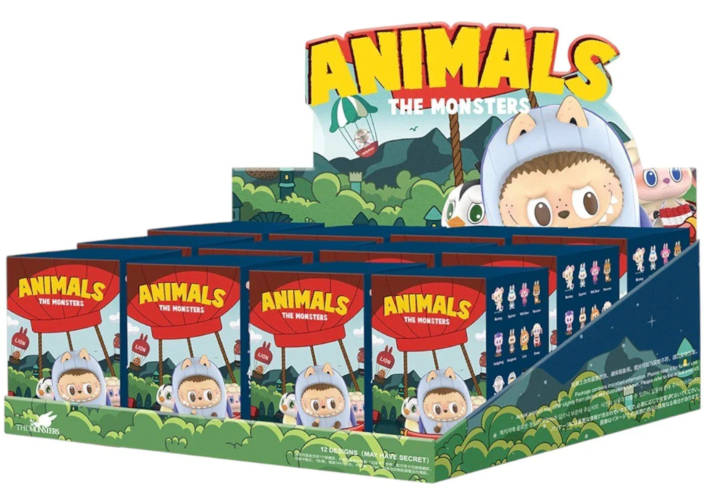 Pop Mart The Monsters Labubu Animal Series Figure Sealed Case (12 Blind Box)-1