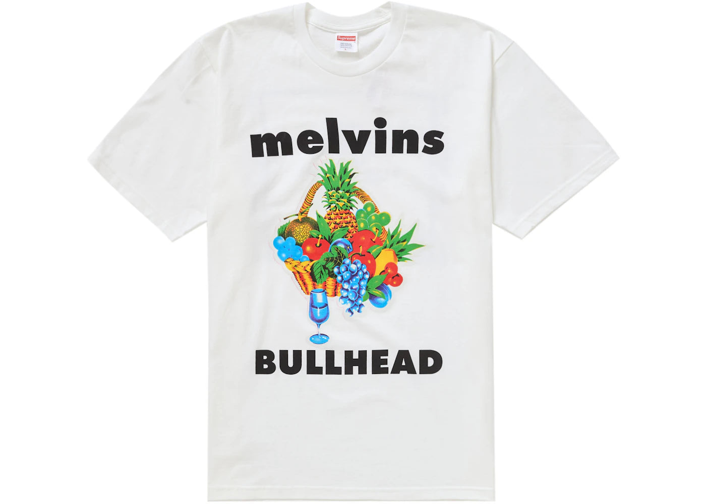 Supreme Melvins Bullhead Tee White -1