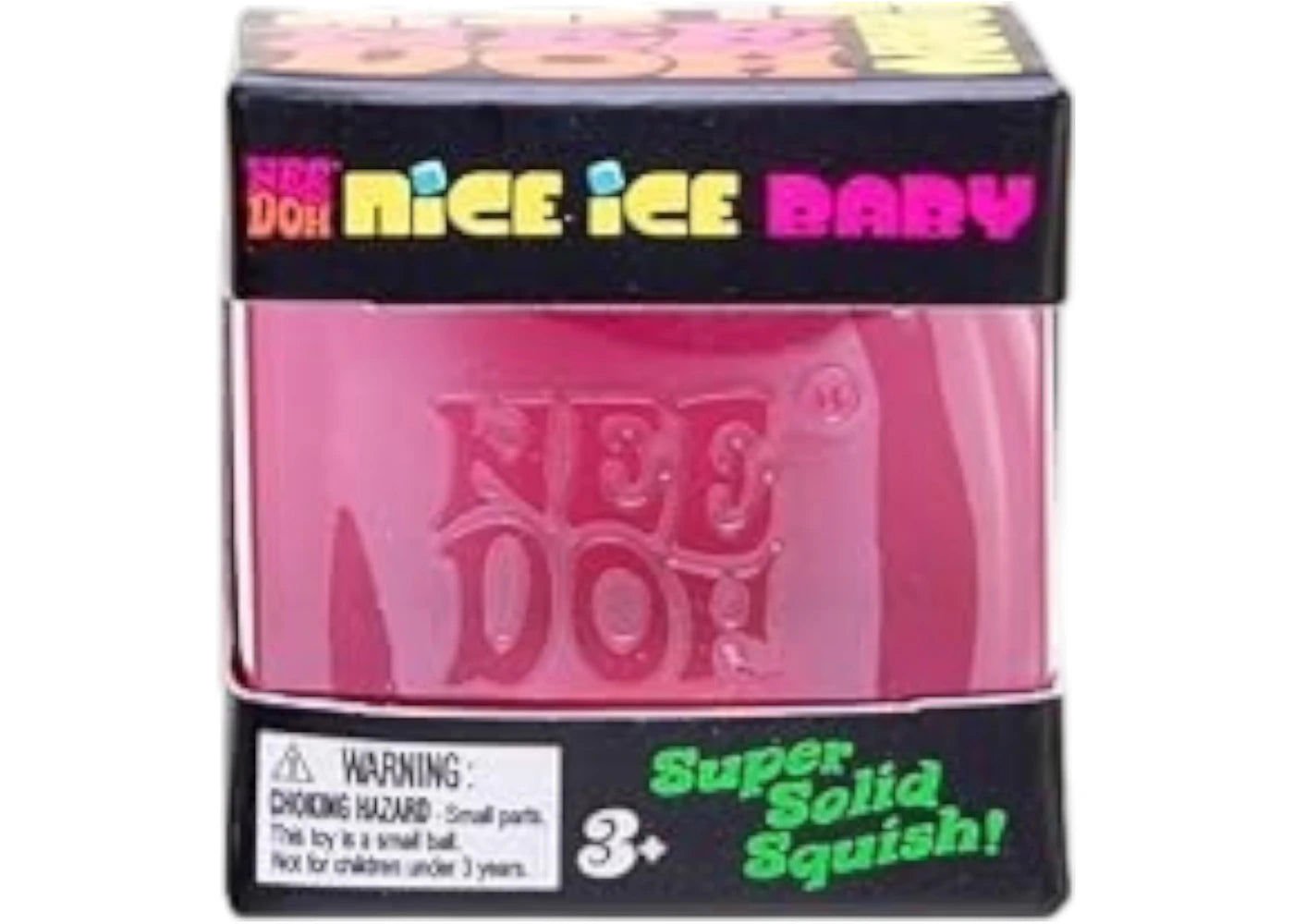 NeeDoh NeeDoh Nice Ice Baby Squishy Fidget Toy Pink -1