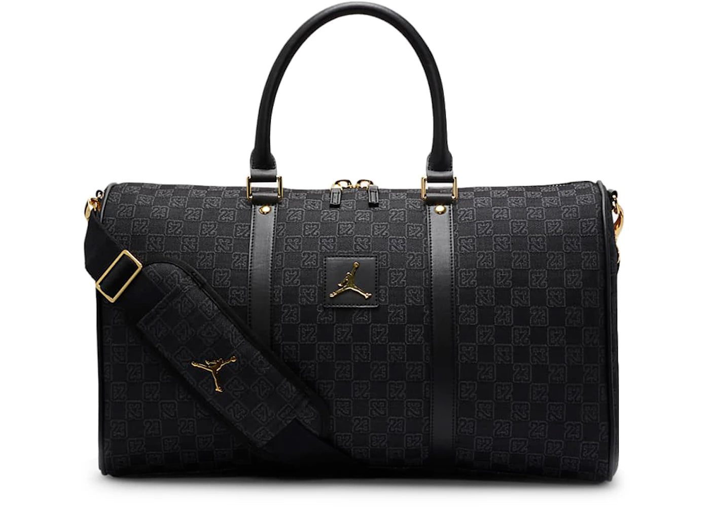 Jordan Monogram Duffle Bag Black -1