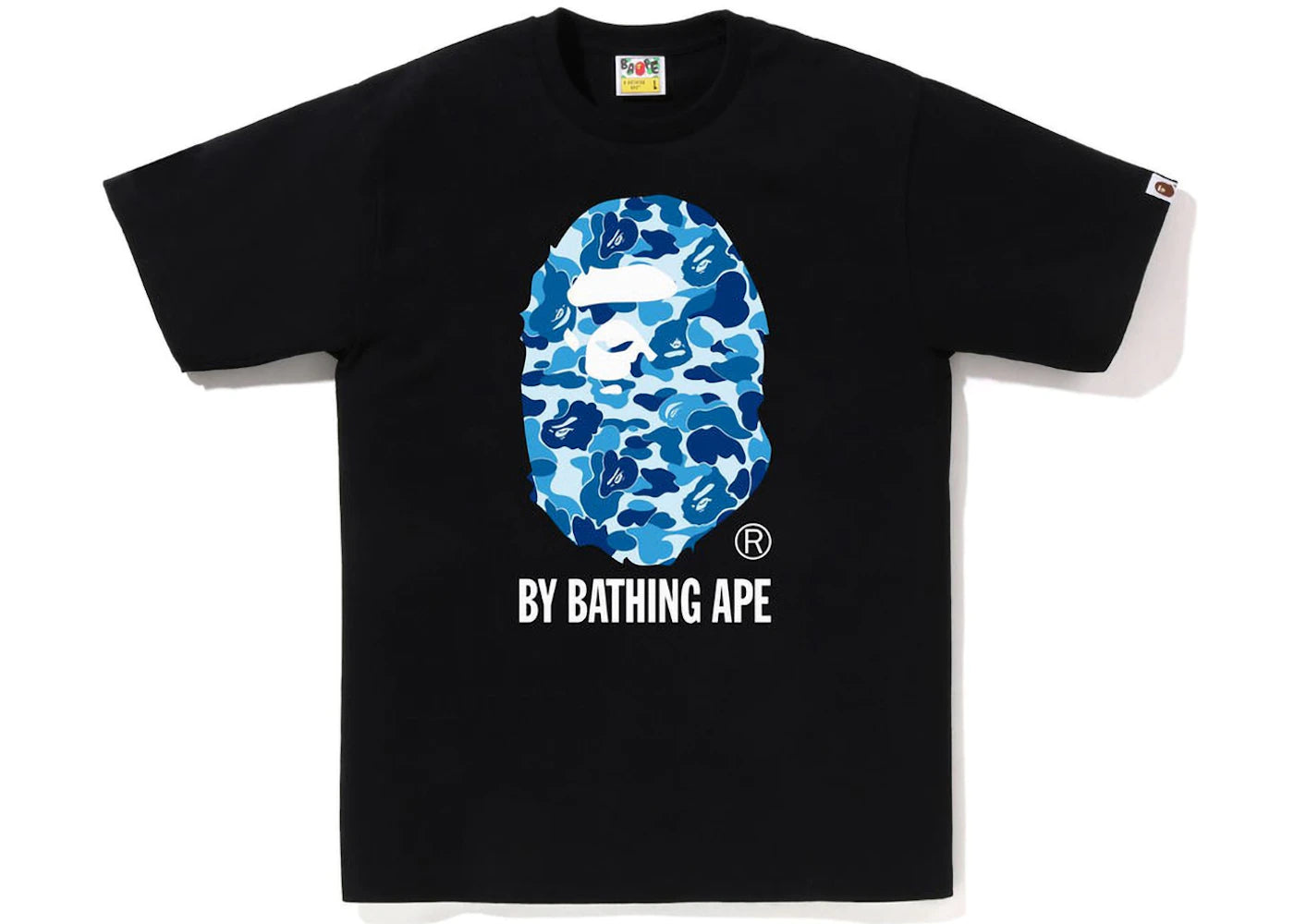 BAPE ABC Camo By Bathing Ape Tee Black/Blue -1