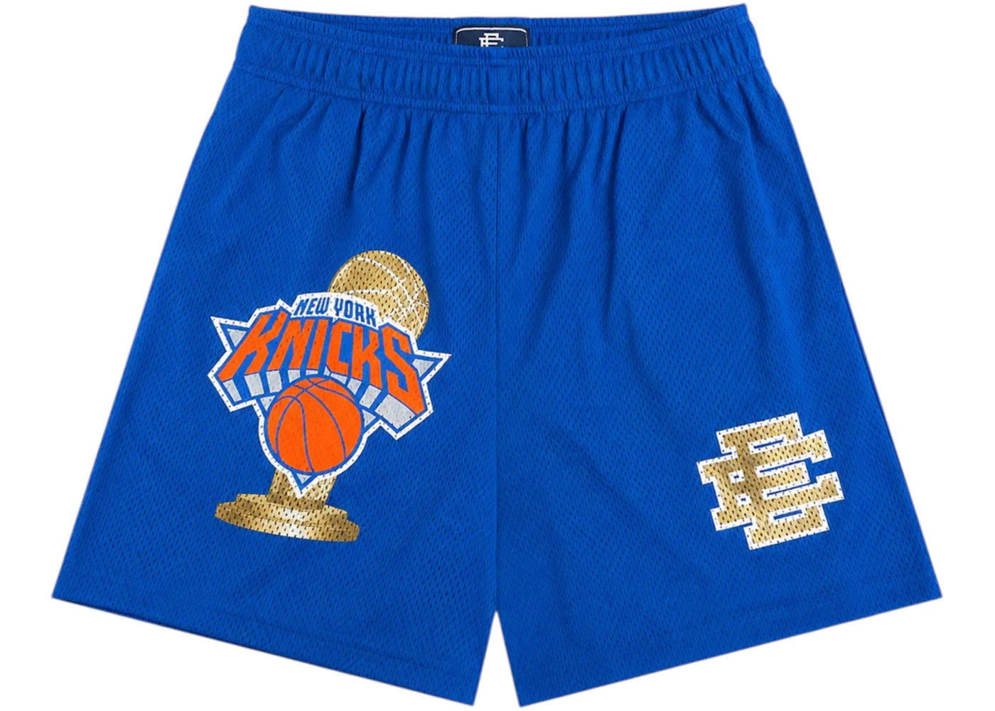 Eric Emanuel x New York Knicks Champ Shorts Blue/Gold -1