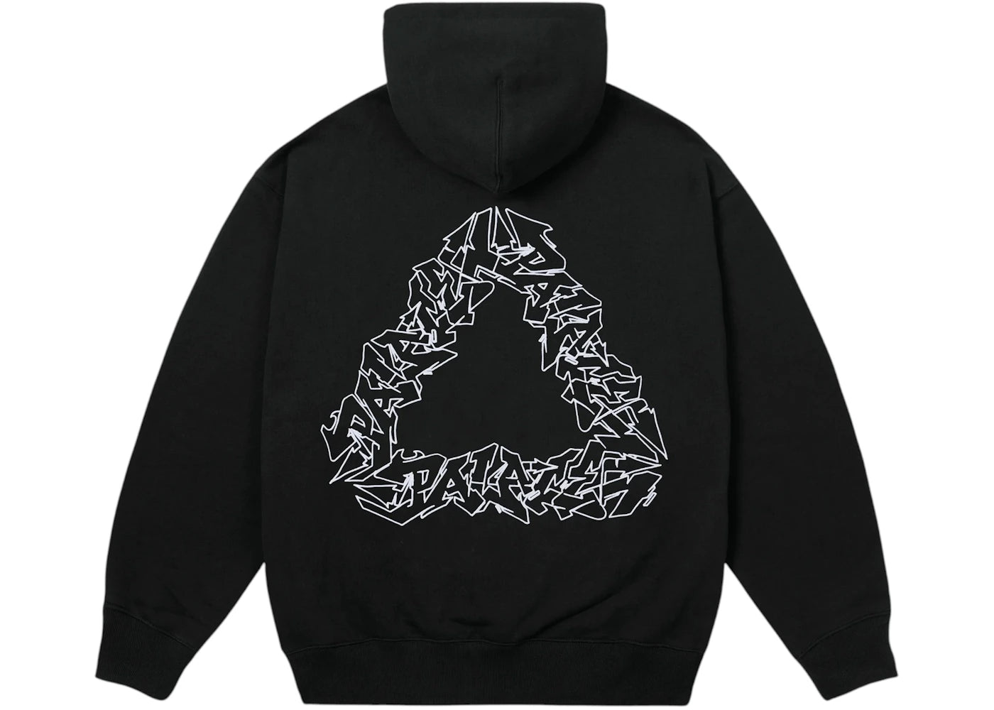 Palace P3 Piece Hoodie Black -1