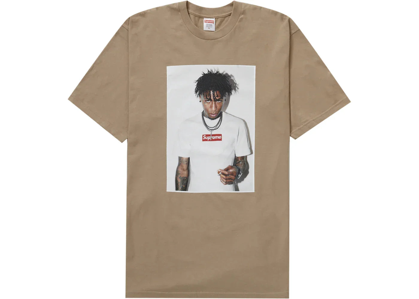 Supreme NBA Youngboy Tee Khaki -1
