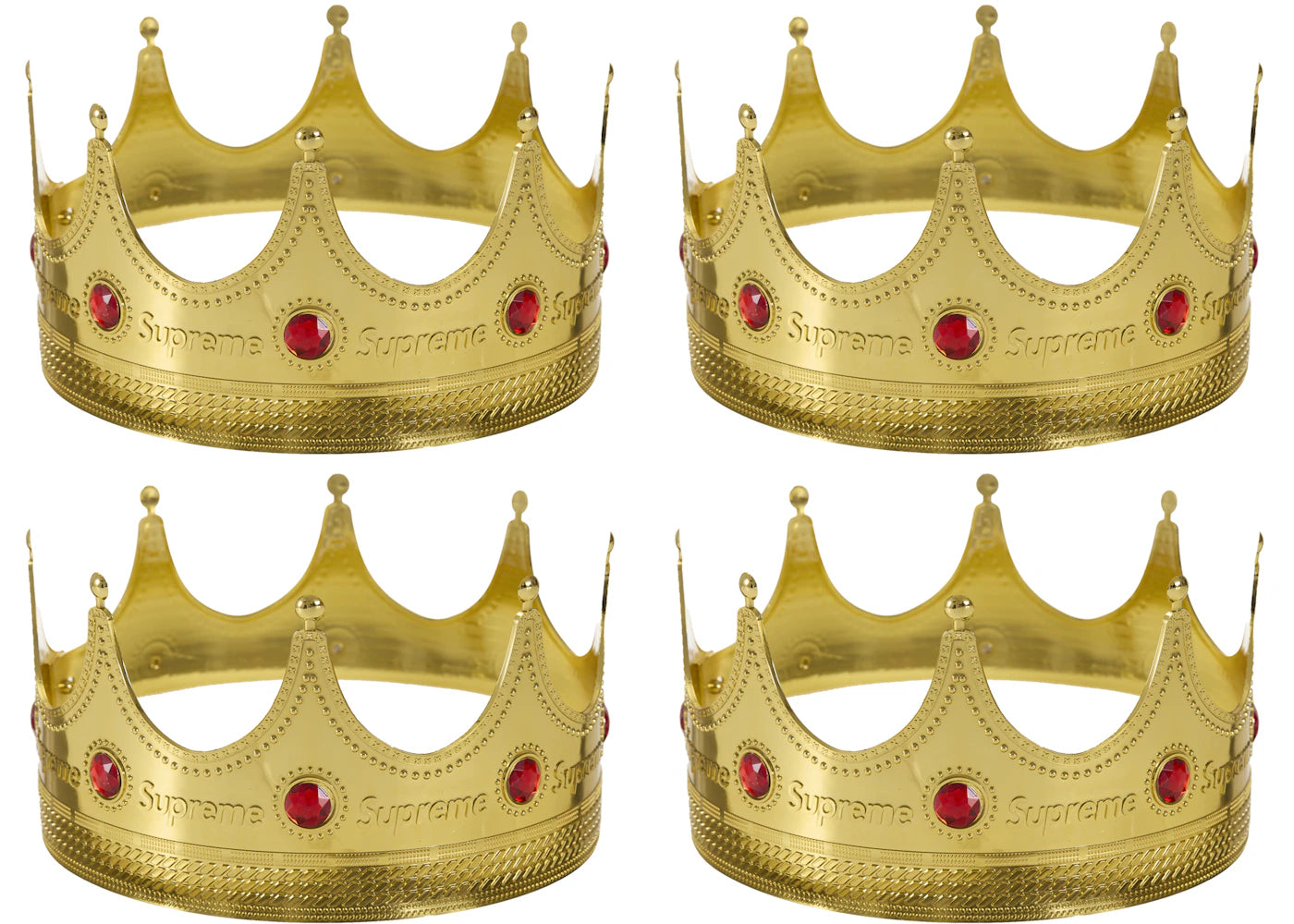 Supreme Gold Crown (4x Lot) Multicolor -1