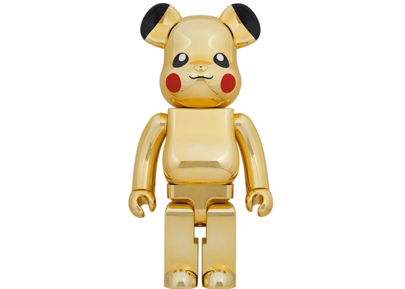 Bearbrick Pikachu 1000% Gold Chrome Ver. -1