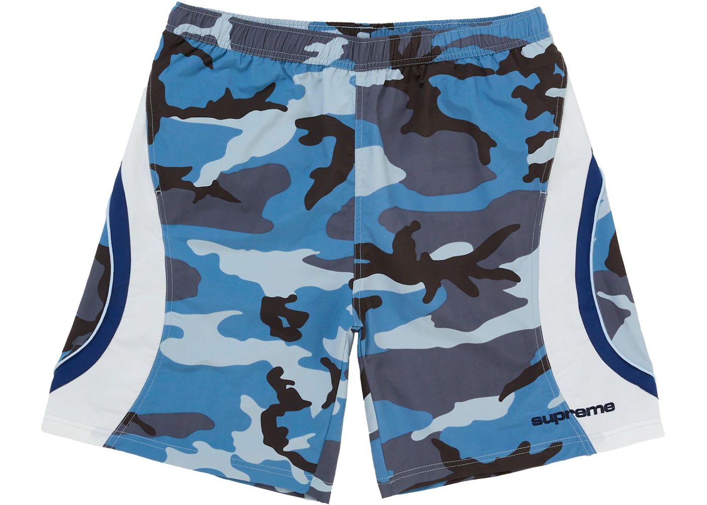 Supreme Paneled Water Short Blue Camo -1