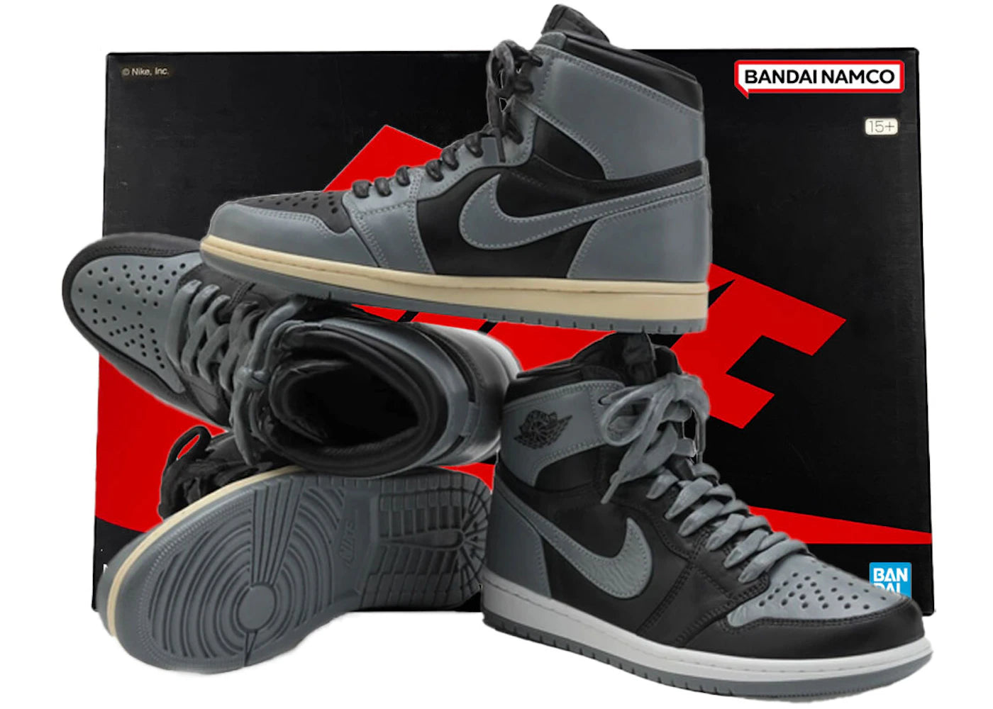 Bandai Namco x Nike Air Jordan 1 High 85 Shadow And Reverse Shadow Model Kit (2025) -1
