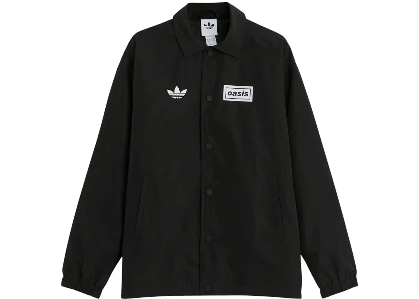 adidas x Oasis Tour Coach Jacket Black -1