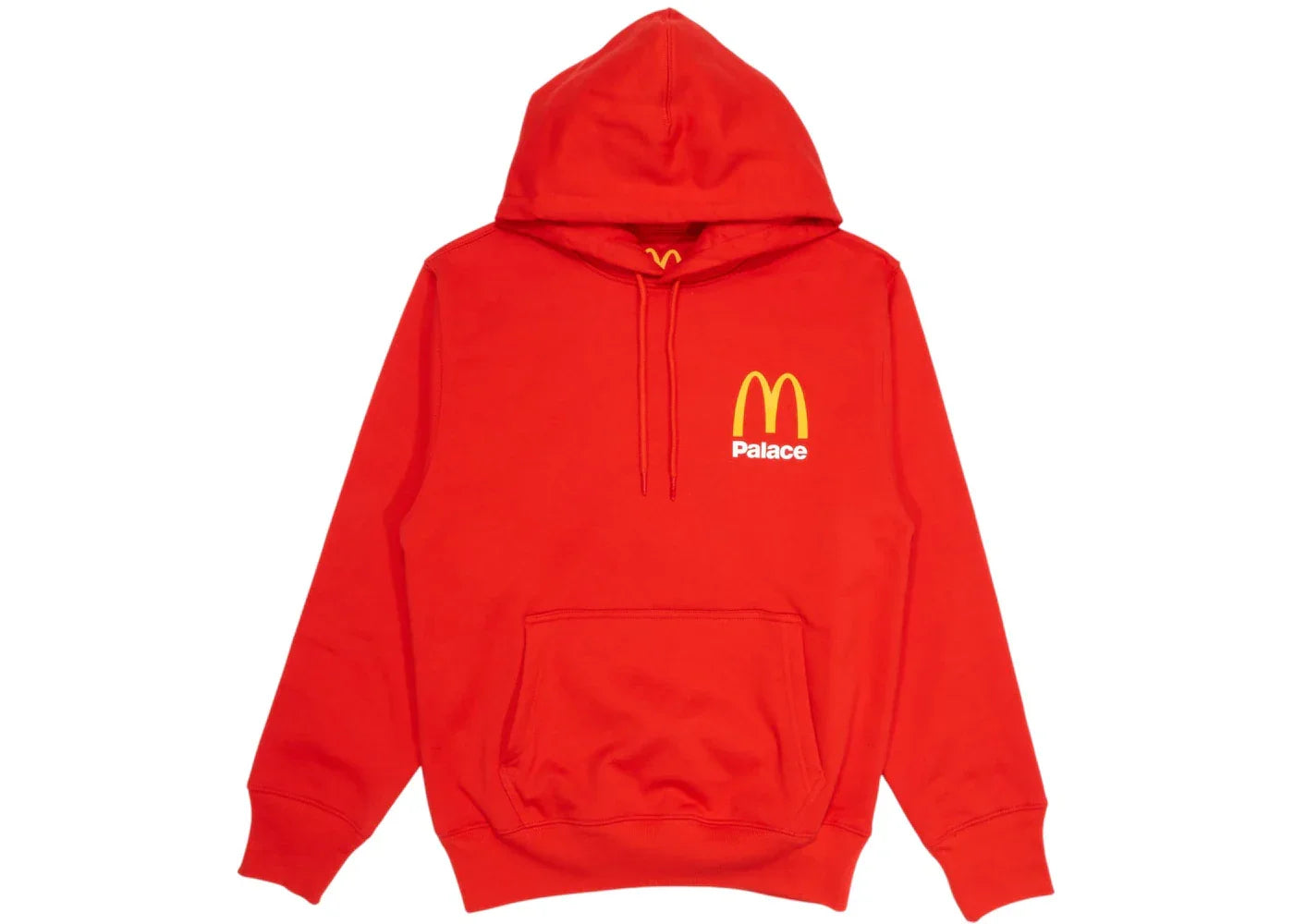 Palace x McDonald's Logo Hood Red -1