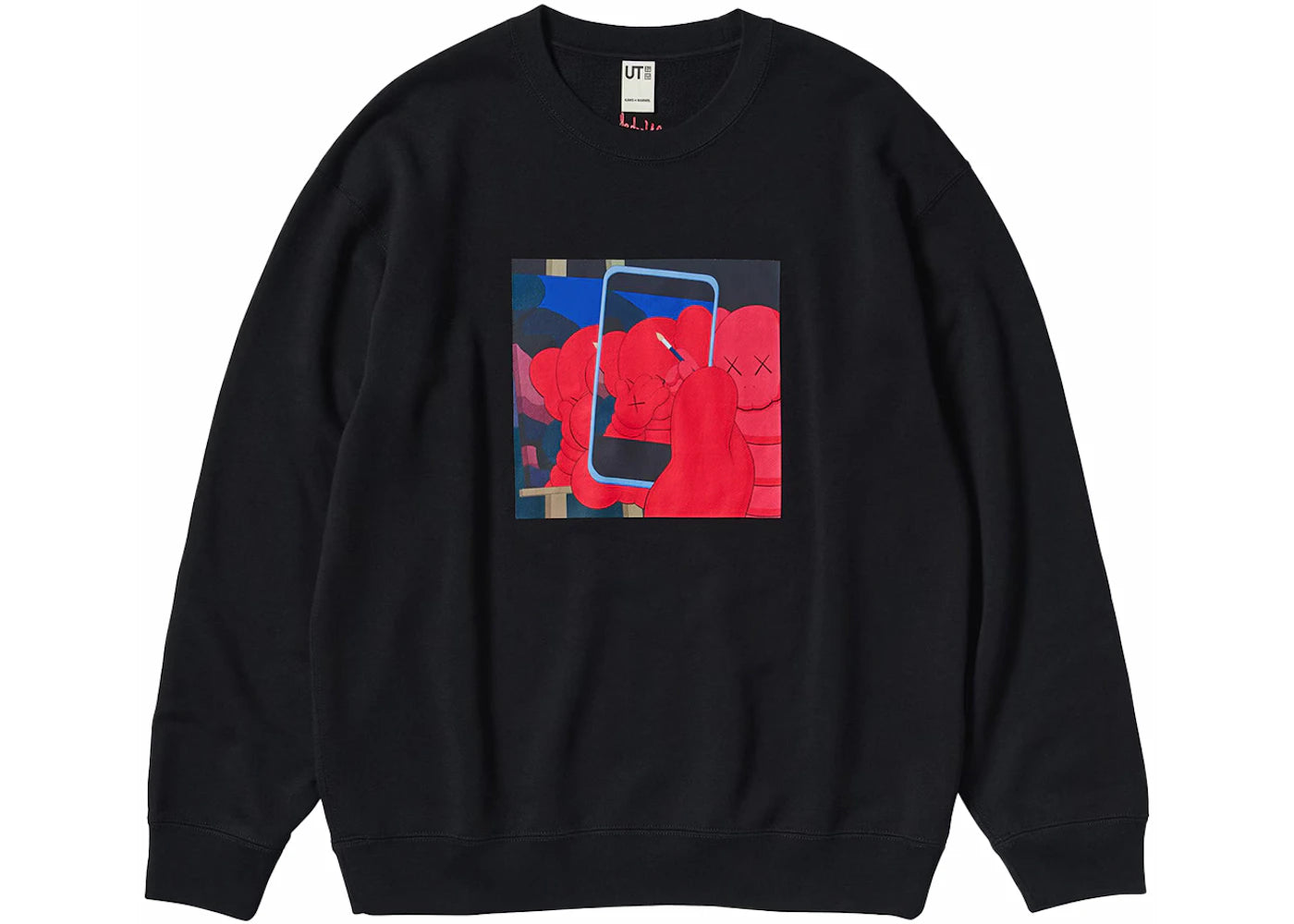 KAWS x Uniqlo Warhol Graphic 476119 Sweatshirt Black -1