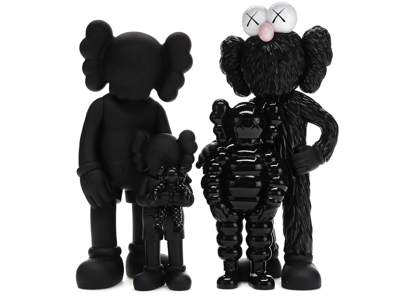 KAWS Family Vinyl Figures Black -1