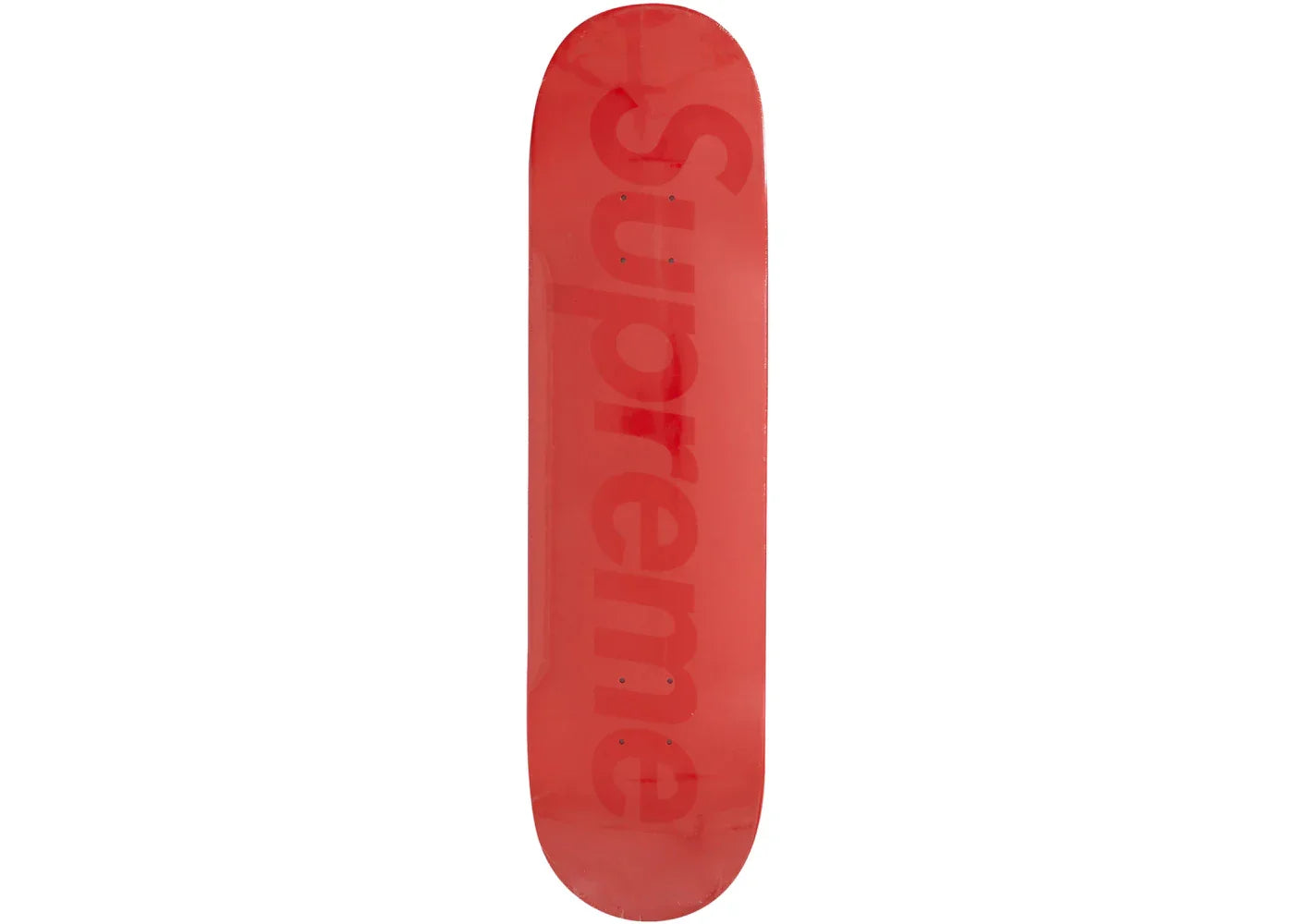 Supreme Tonal Box Logo Skateboard Deck Red-1