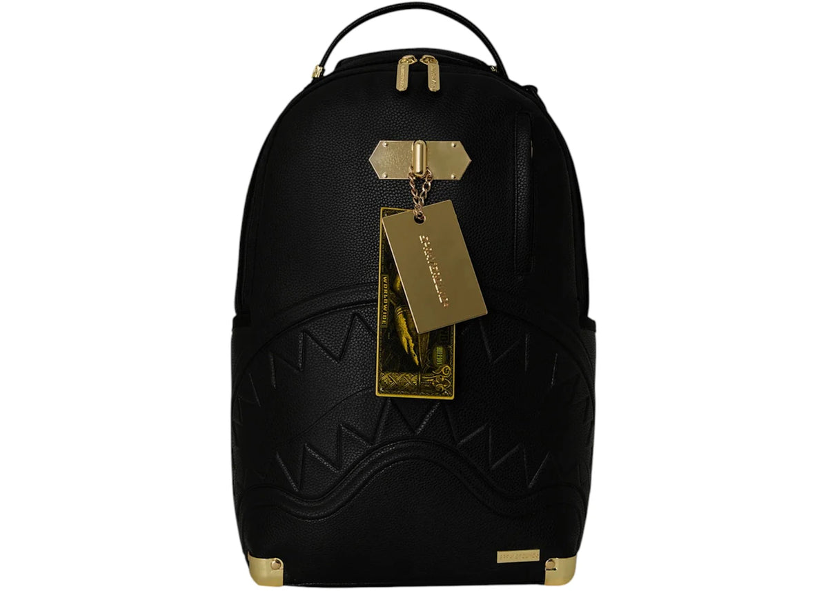 Sprayground Golden Reserve Metal Money Locked Handtag Backpack Multicolor -1