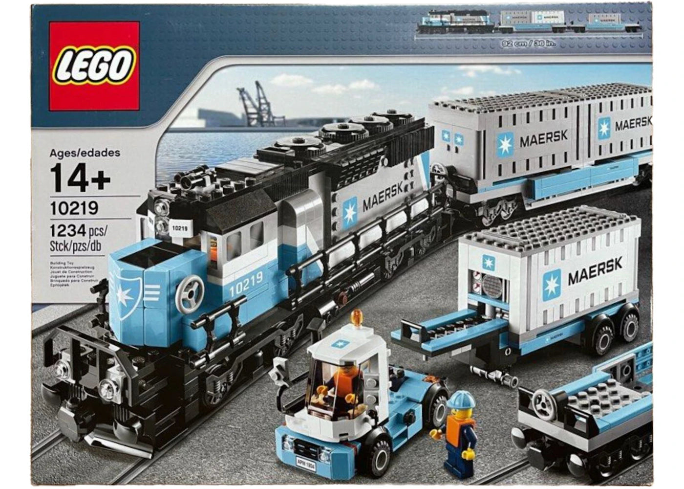 LEGO Creator Maersk Train Set 10219 -1