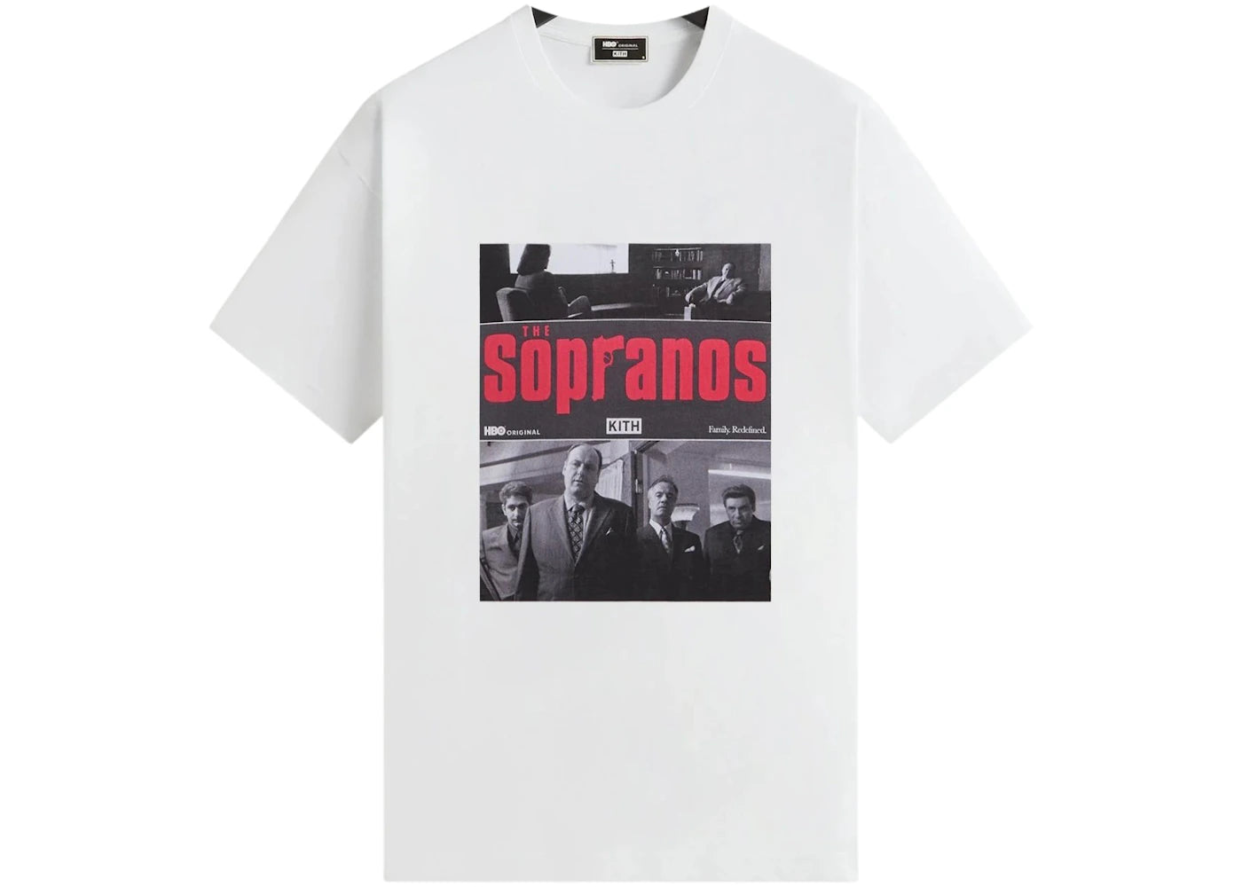 Kith x The Sopranos Family Redefined Vintage Tee White -1