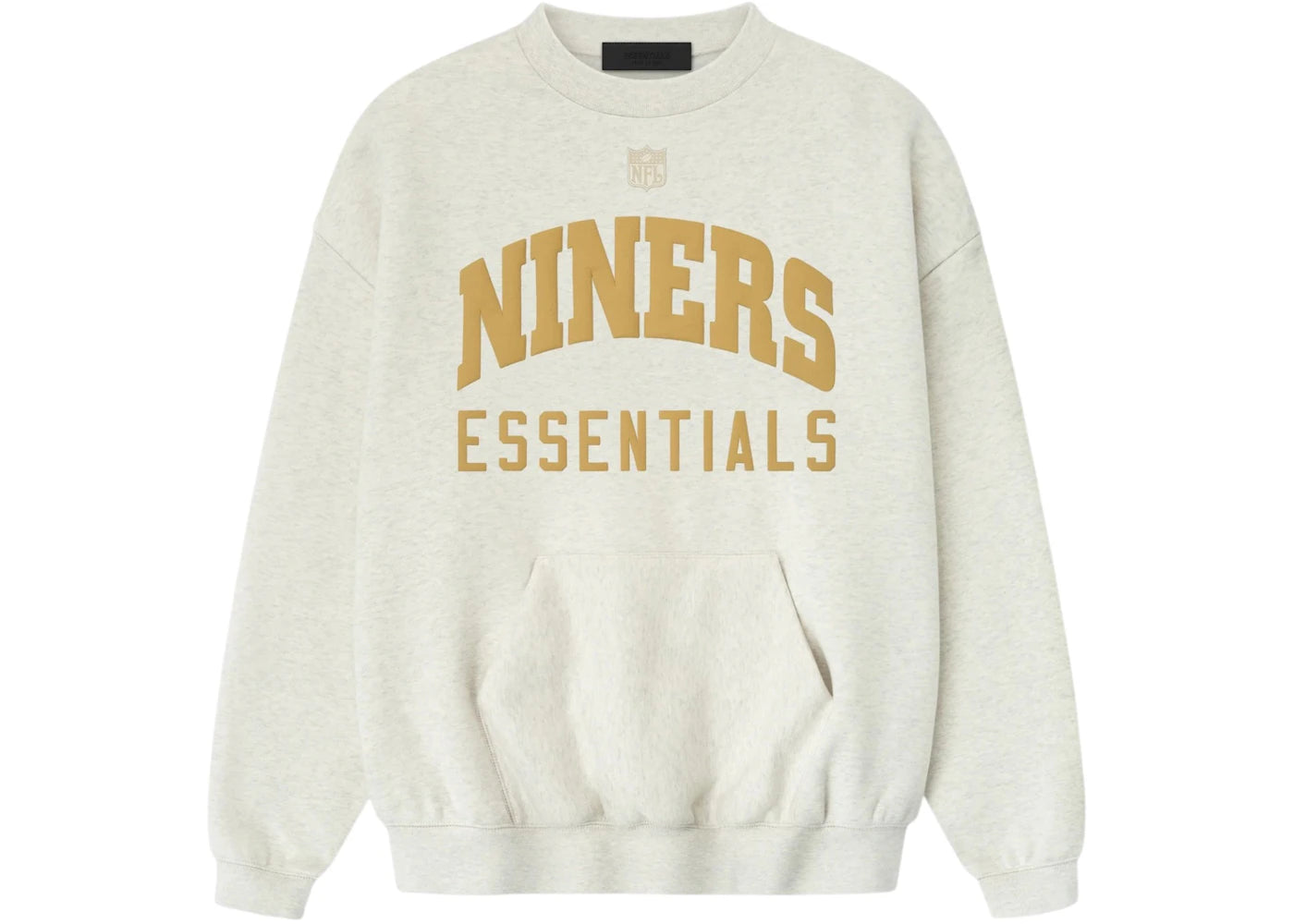 Fear of God Essentials Forty Niners Sport Crewneck Oatmeal Heather -1