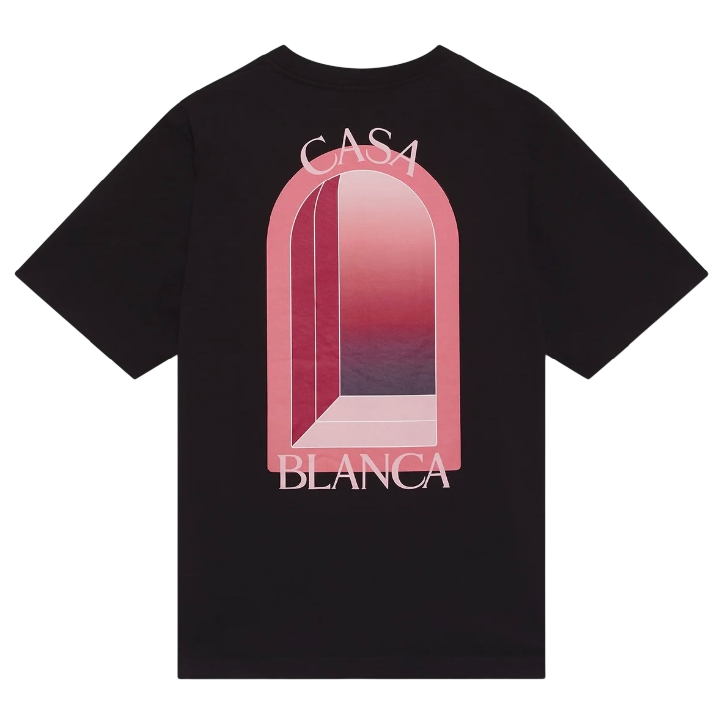 T-shirt Casablanca l'Arche Colorée Black Pink -1