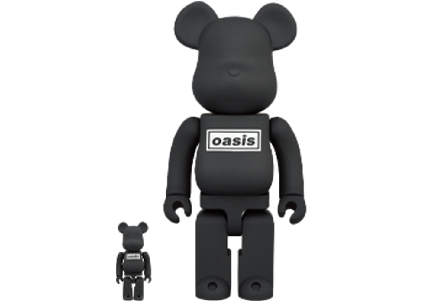 Bearbrick Oasis 100% & 400% Set Black Rubber -1