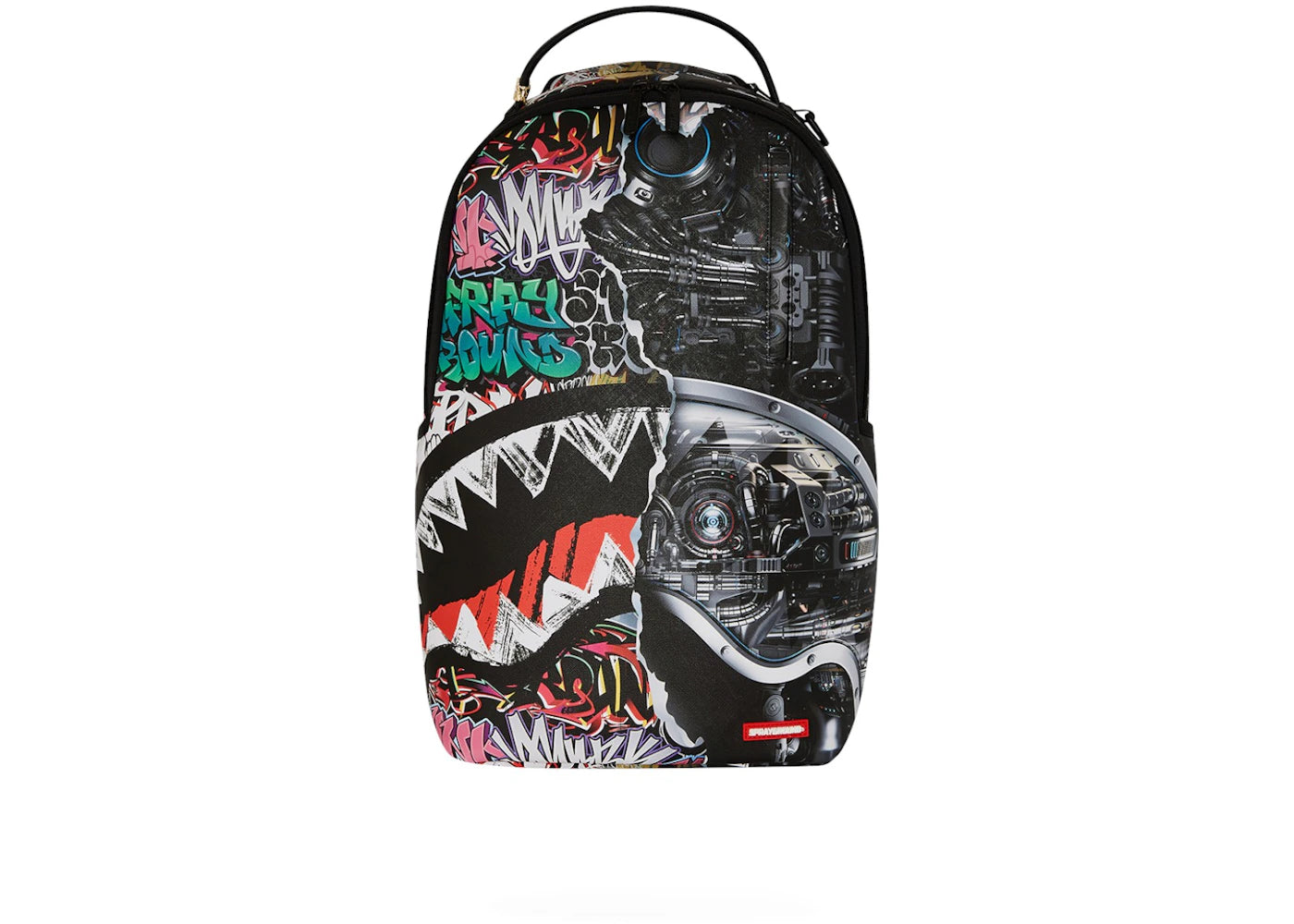 Sprayground Split Cybershark DLXSV Backpack Black -1