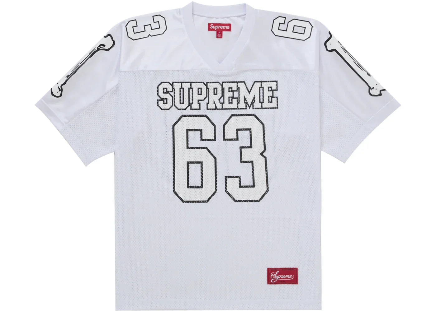 Supreme Bones Football Jersey White -1