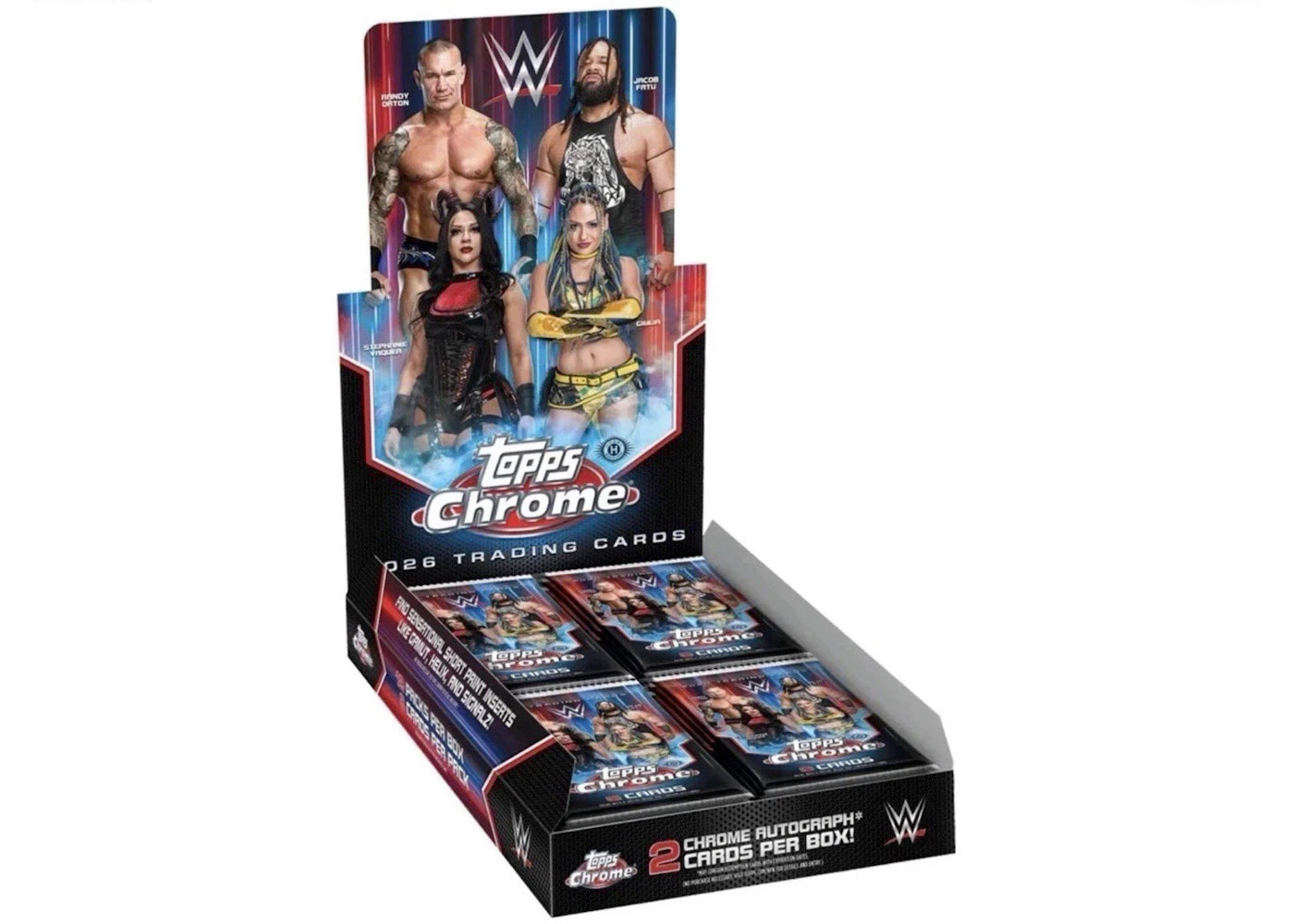 2026 Topps Chrome WWE Hobby Box -1