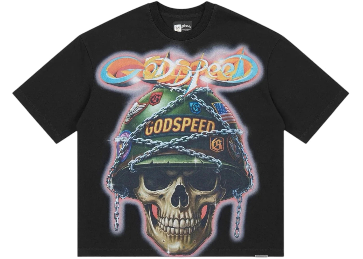 Godspeed Badges of Honor T-shirt Black -1