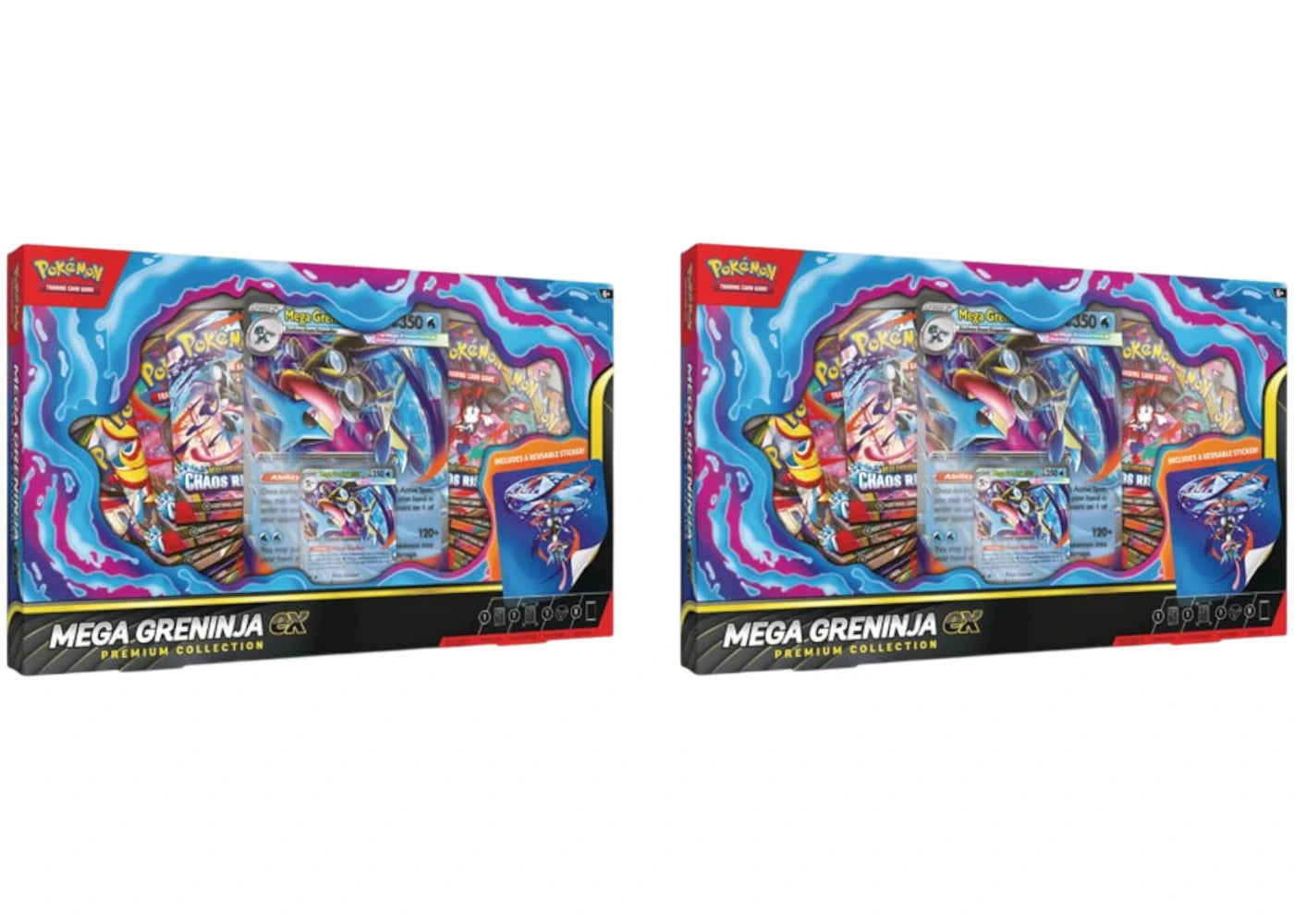 2026 Pokémon Mega Evolution Mega Greninja Ex Premium Collection 2x Lot -1