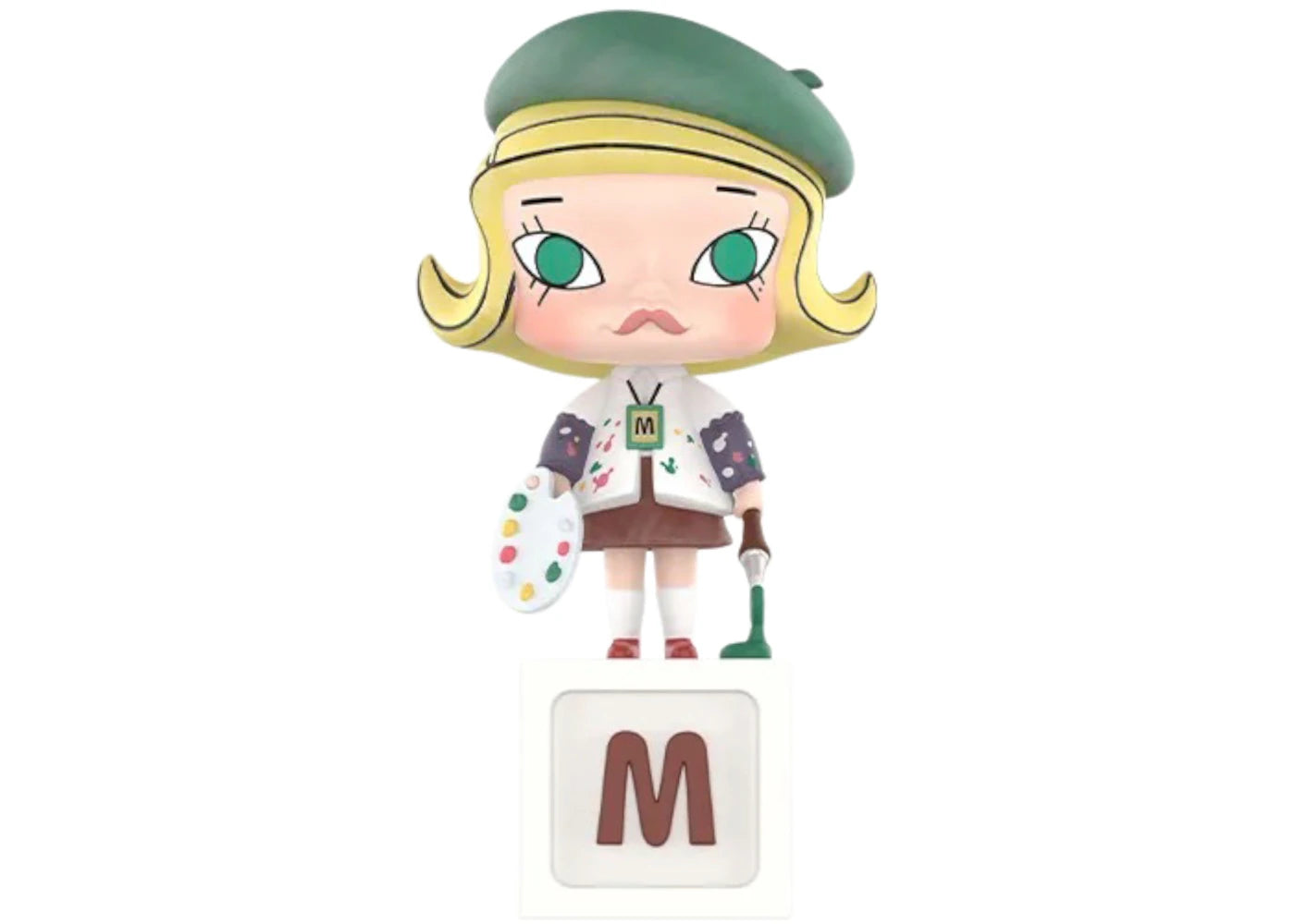 Pop Mart MOLLY Scenery Along the Way 20th Anniversary Series The First MOLLY (Green) Secret Edition A Figure -1