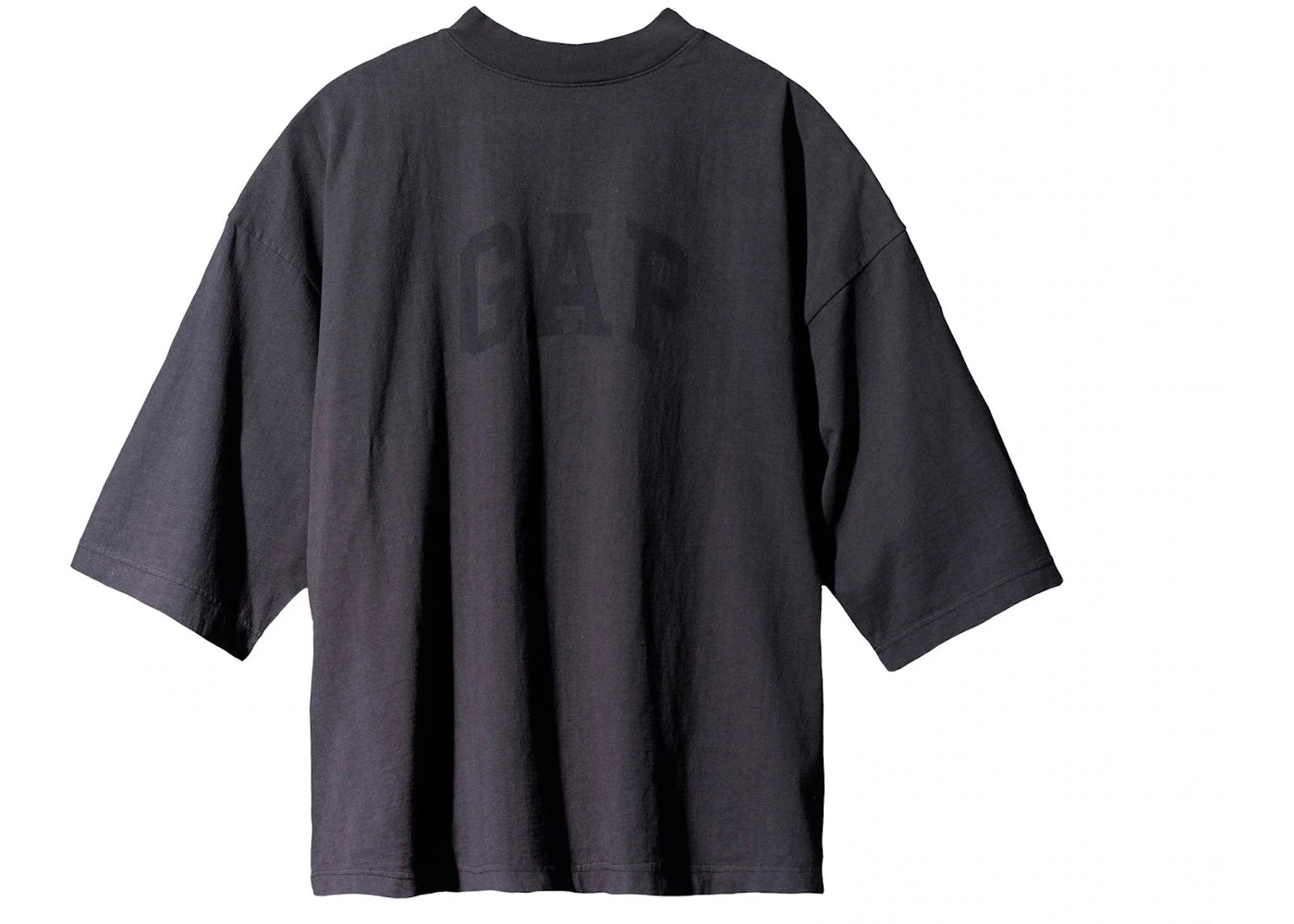 Yeezy Gap Engineered by Balenciaga Dove 3/4 Sleeve Tee Washed Black -1