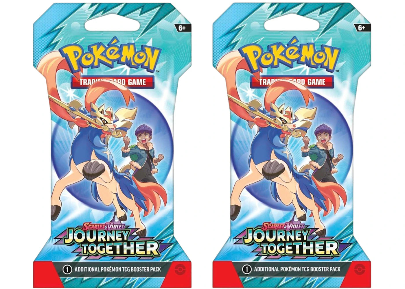 Pokémon Scarlet & Violet Journey Together Booster Pack 2x Lot -1