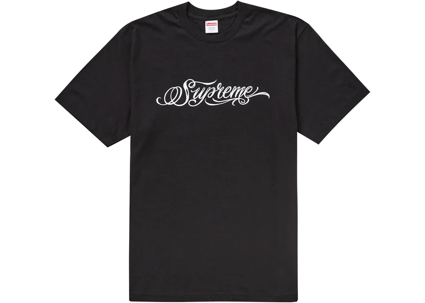 Supreme Script Tee Black -1