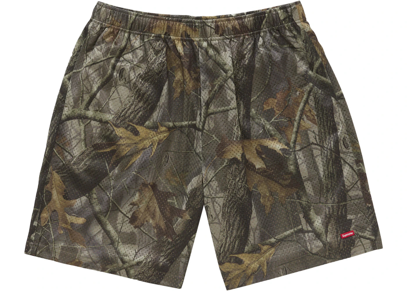 Supreme Small Box Baggy Mesh Short (SS25) Realtree Hardwoods Camo -1