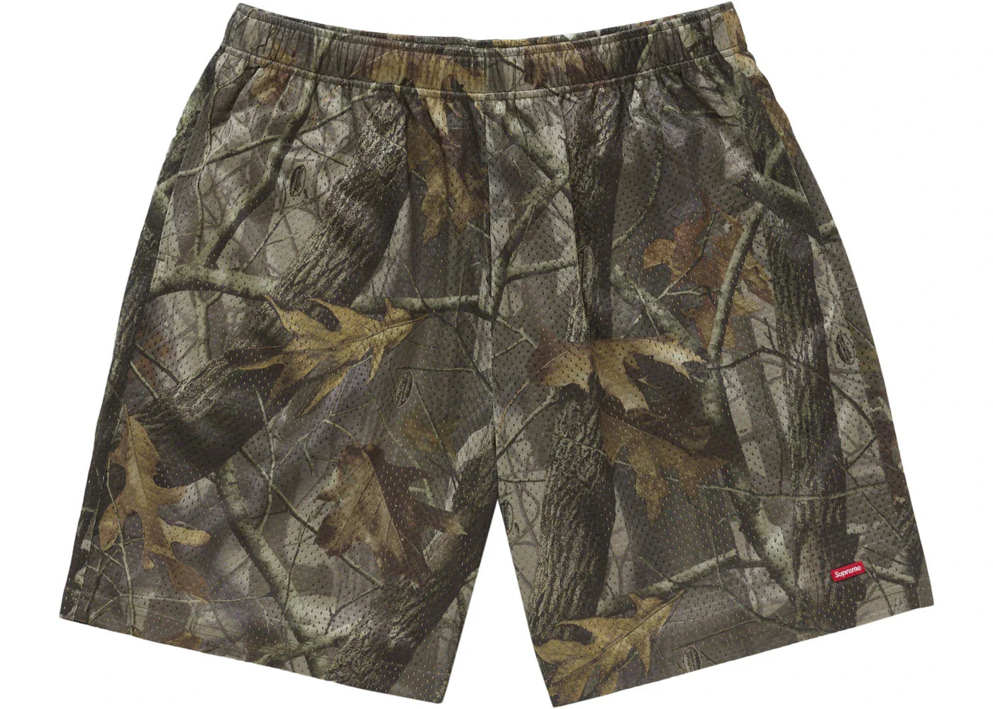Supreme Small Box Baggy Mesh Short (SS25) Realtree Hardwoods Camo -1
