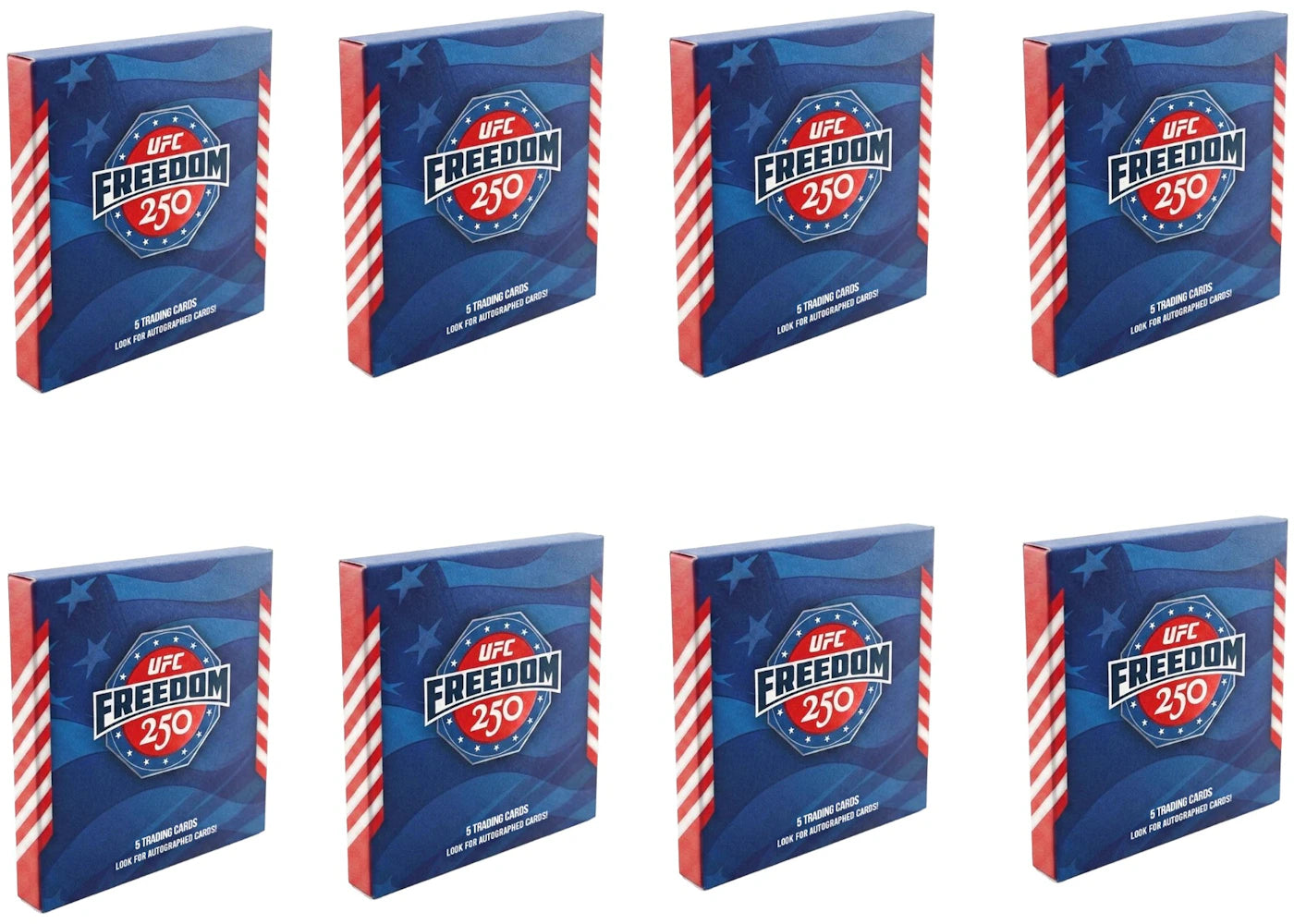 2026 Topps UFC Freedom 250 (8x Lot) -1