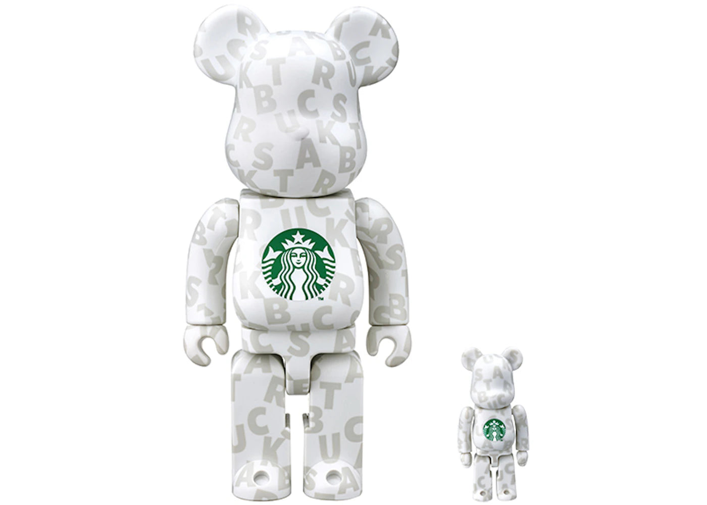 Bearbrick Starbucks 100% & 400% Set -1