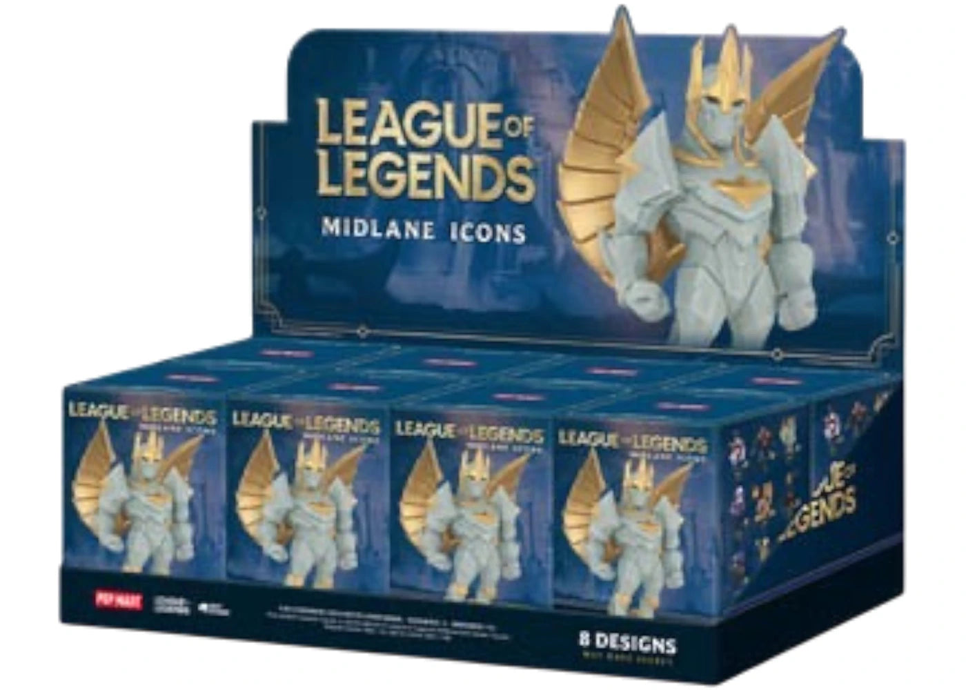 Pop Mart League of Legends Midlane Icons Series Figures Sealed Case (8 Blind Box) -1