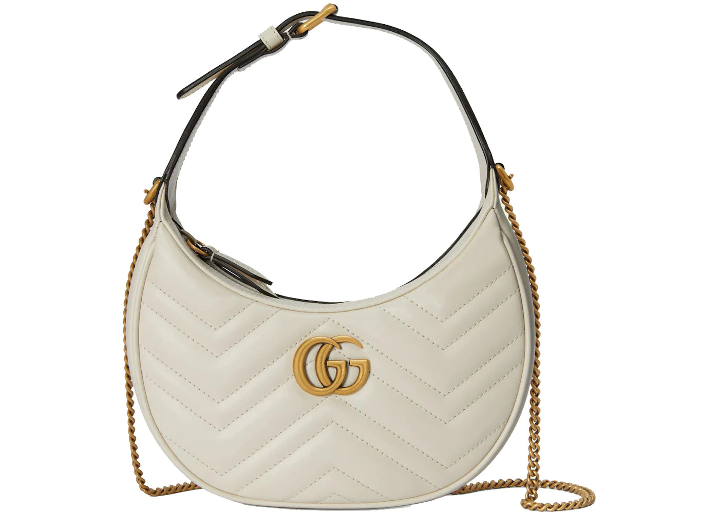 Gucci GG Marmont Matelasse Mini Bag White -1