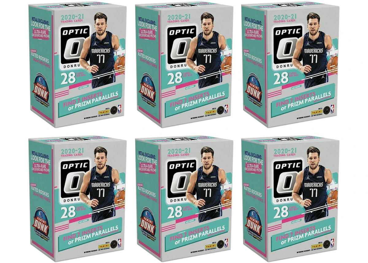 2020-21 Panini Donruss Optic Basketball Blaster Box 6x Lot -1