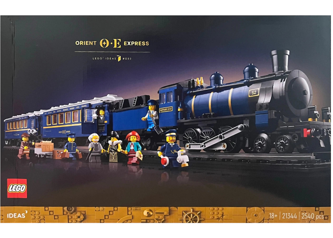 LEGO Ideas The Orient Express Train Set 21344 -1