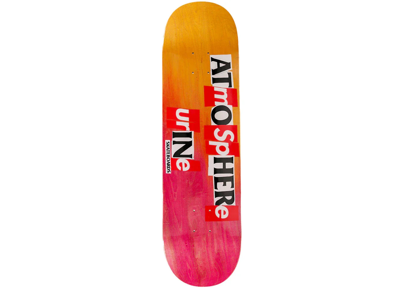 Supreme ANTIHERO Skateboard Deck Pink/Yellow-1