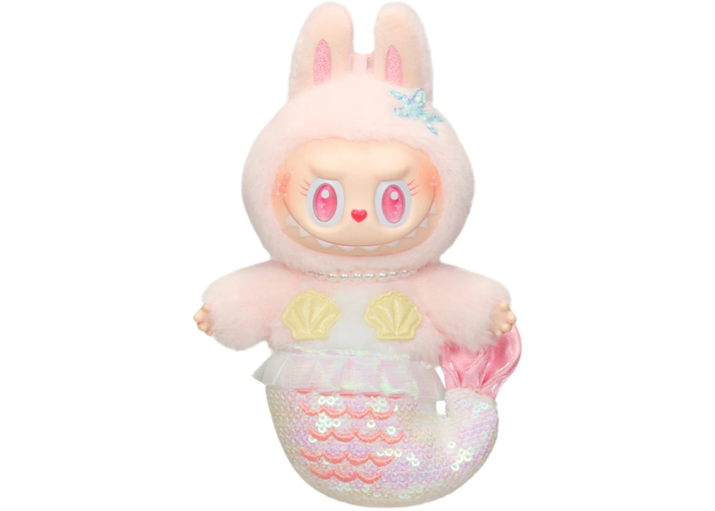 Pop Mart The Monsters De Vliegende Labubu Series Mermaid Mokoko Vinyl Plush Hanging Card -1
