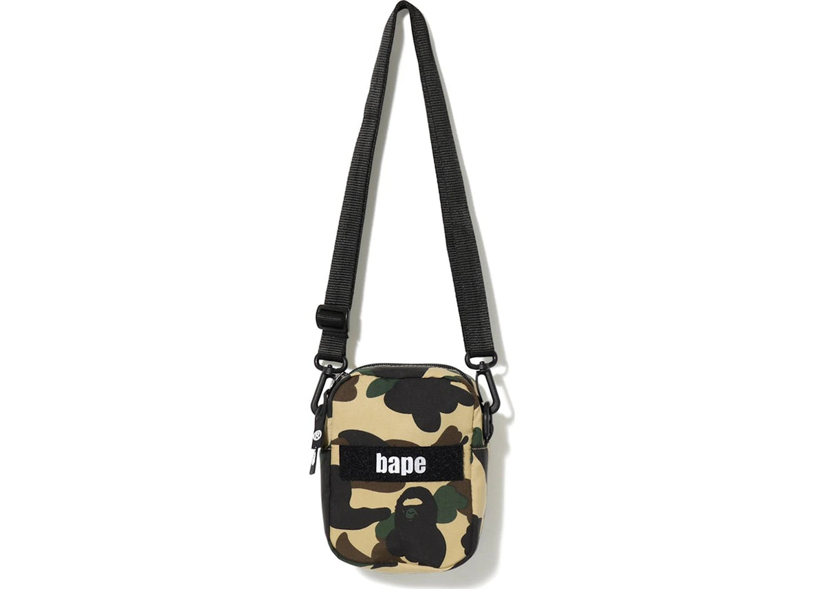 BAPE 1st Camo Military Shoulder Bag Yellow -1
