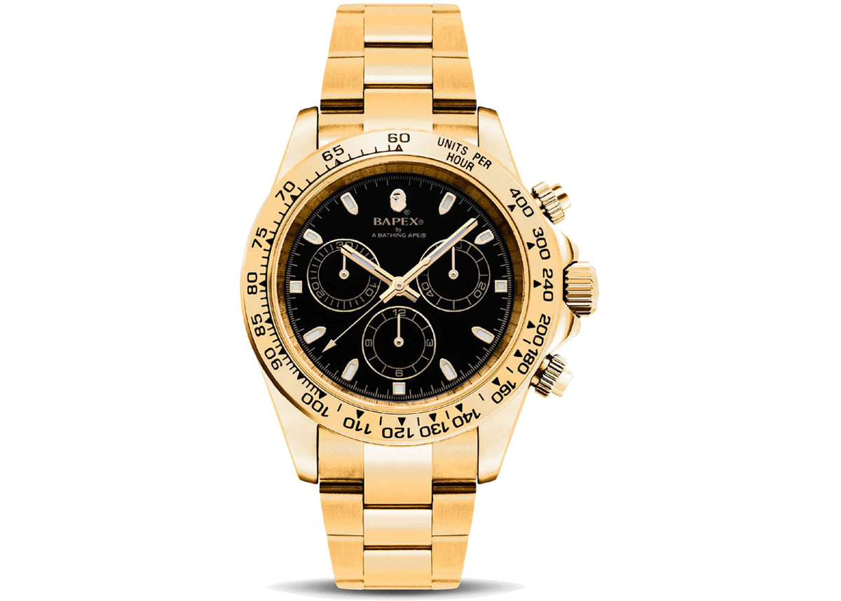 BAPE Type 4 BAPEX Watch Gold/Black -1